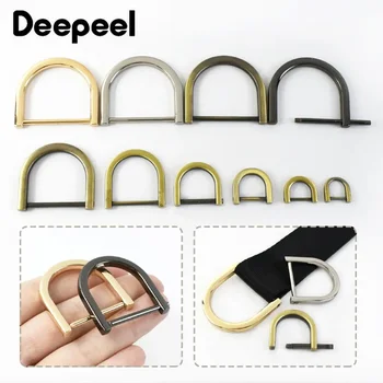 5 قطعة 10-38 مللي متر المعادن D حلقة مشبك مسامير انفصال أكياس حزام موصل شماعات هوك المشبك DIY بها بنفسك سيارة كيرينغ الأجهزة اكسسوارات