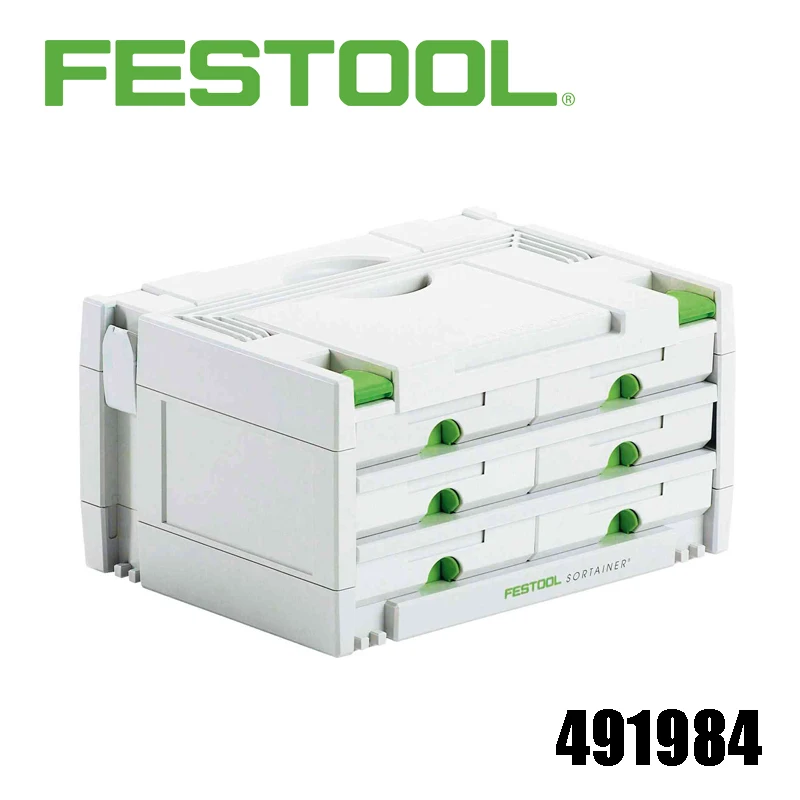 Imagem -05 - Festool-caixa de Armazenamento do Sistema Conjunto Combinado de Armazenamento do Sistema 497851 4999901 500076 491522 491984 491985 491986 497852