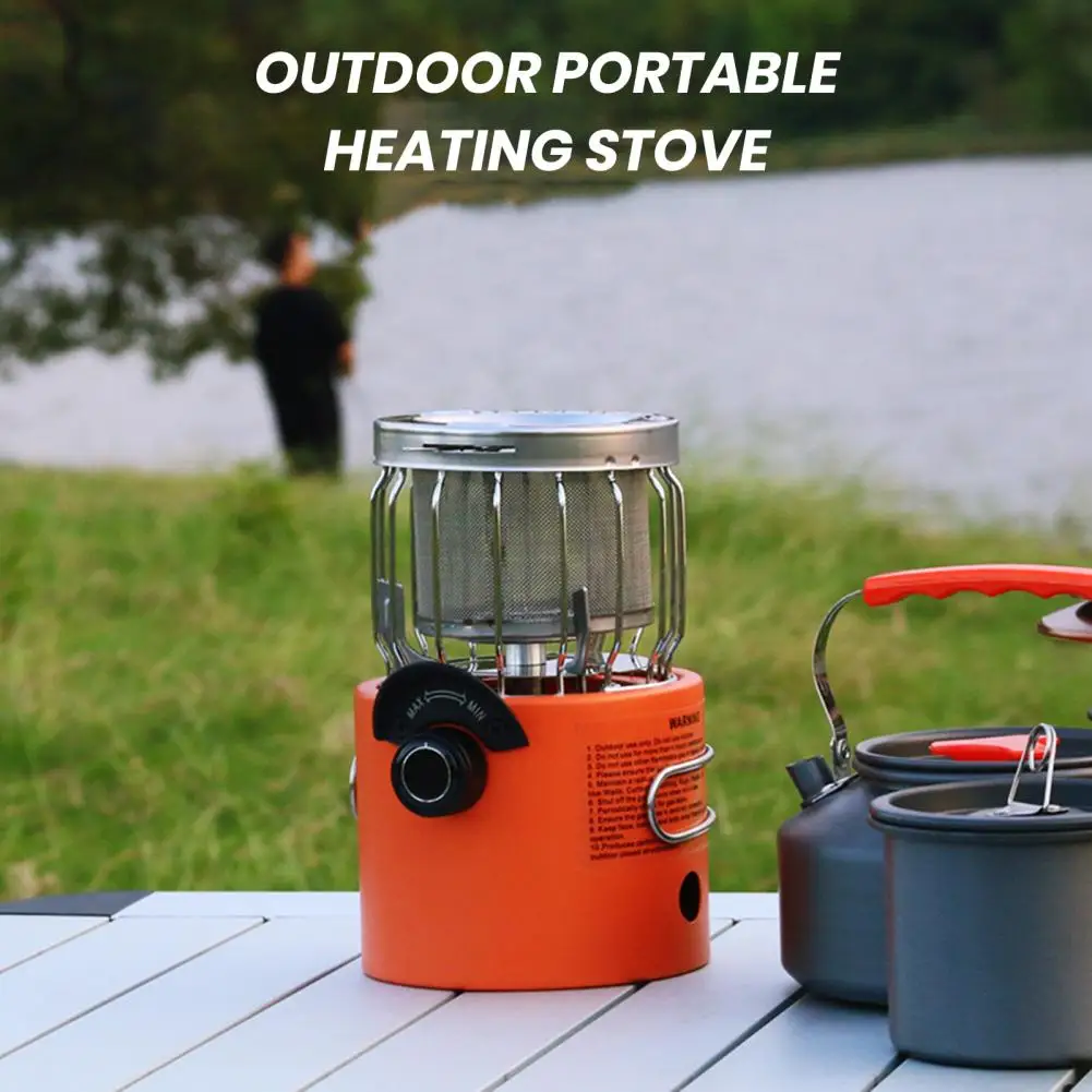 Versatile Outdoor Heating Solution Camping Heater Stove Portable Camping Stove Heater Combo for Outdoor Cooking Fishing for Tent