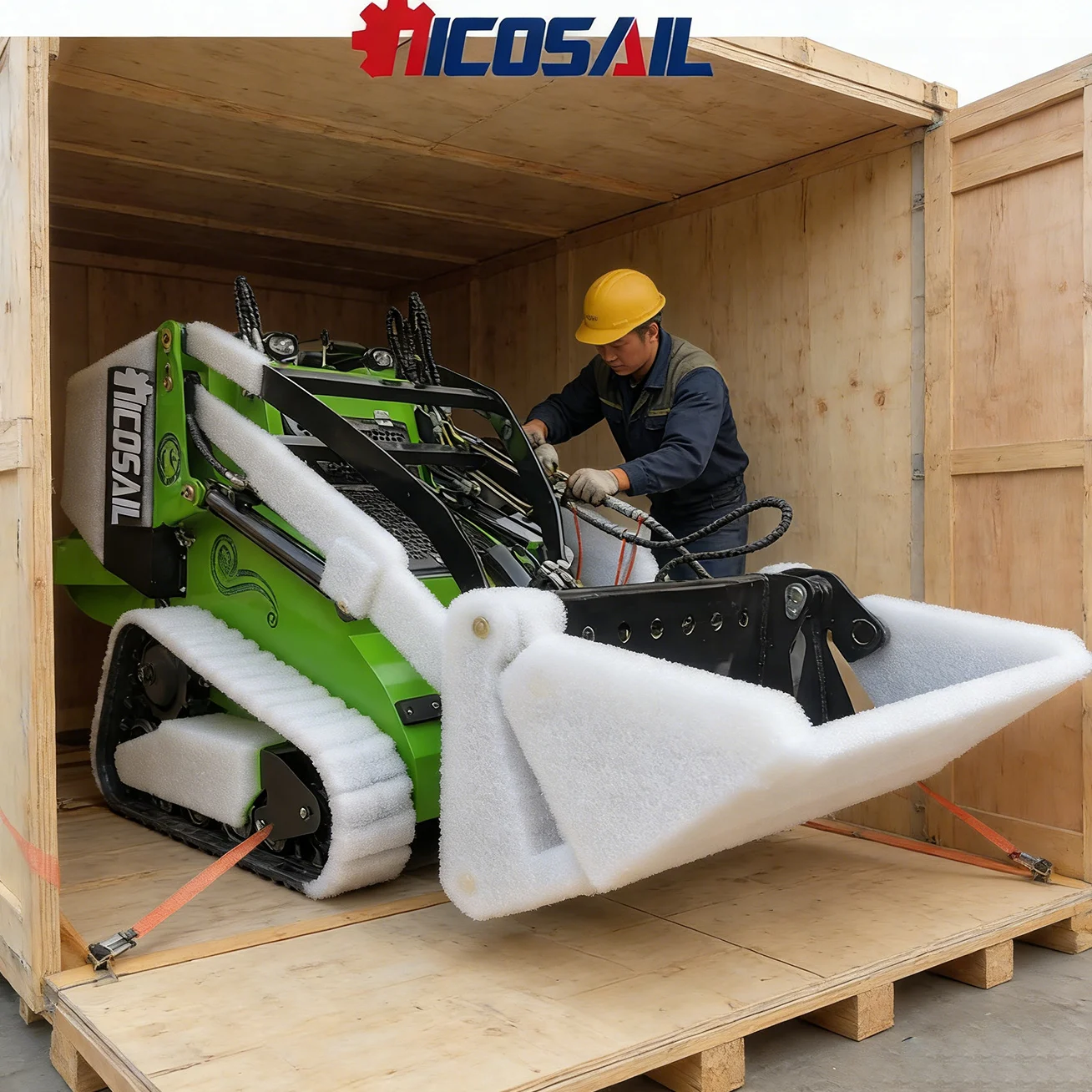 Small Sliding Loader - Compact and Portable Sliding Loader for Municipal Greening Cleaning, and Lightweight Material Handling