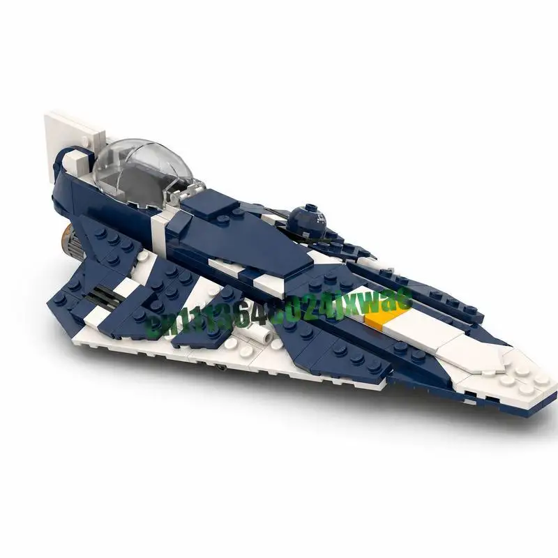 NUEVO Set de Construcción de 265 Piezas, Modelo de Nave Espacial Jedi Starfighter, Bloques de Construcción Personalizados MOC, Juguete Educativo de Ensamblaje DIY, Regalos Populares