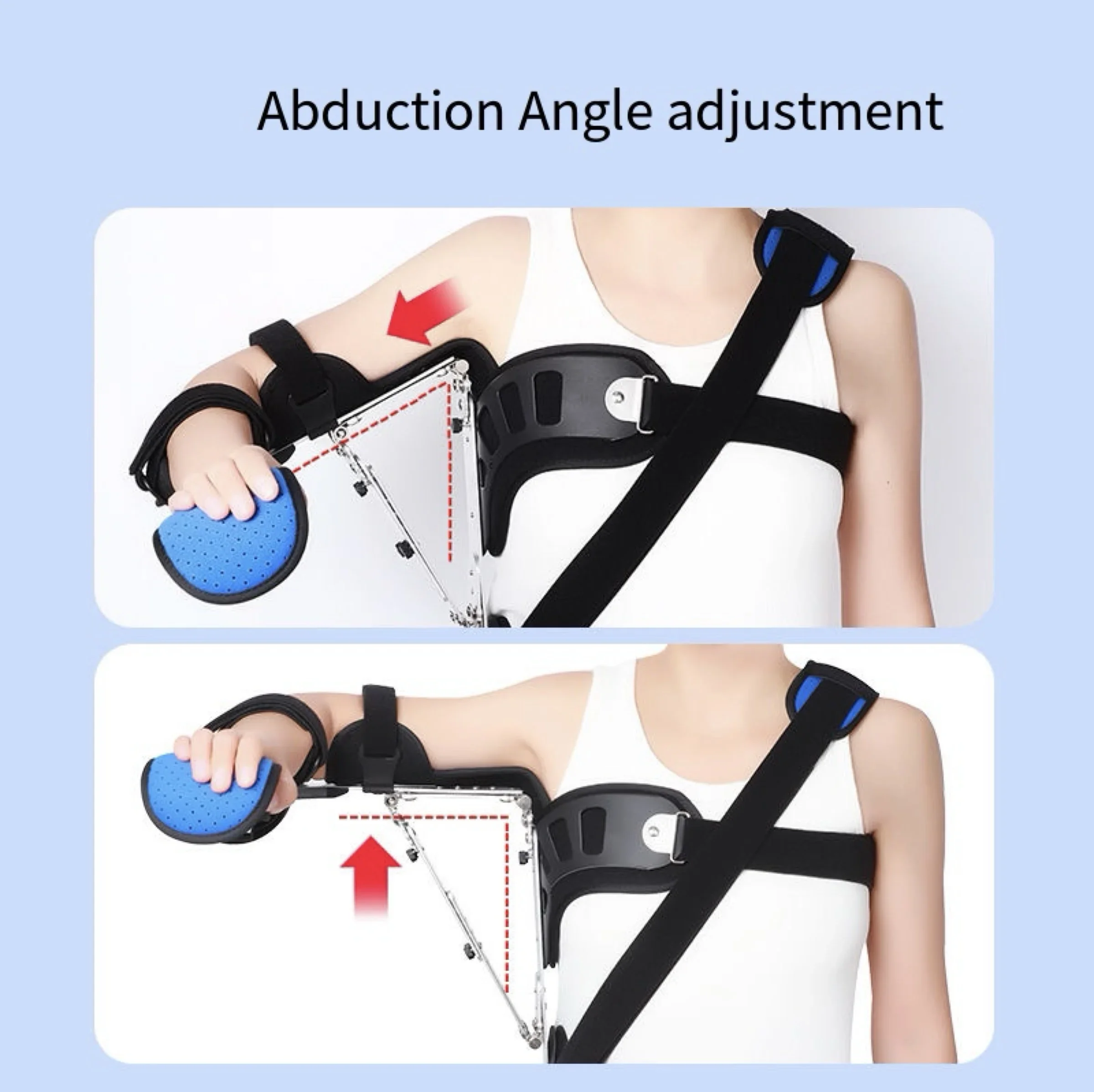 Shoulder Abduction Fixation Brace Humeral Fracture Brace Orthopedic Protective Device for Shoulder Dislocation Injury