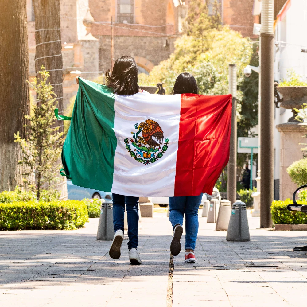 3x5ft المكسيك علم الدولة ديكور المنزل في الهواء الطلق علم المكسيك #1