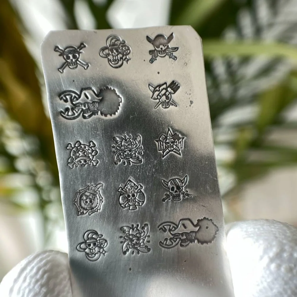 6mm Skull Pirate Series Pattern Jewelry Stamp Metal Stamping Tool Steel Punch Leather Silver Beating Puncher Craft Stamper