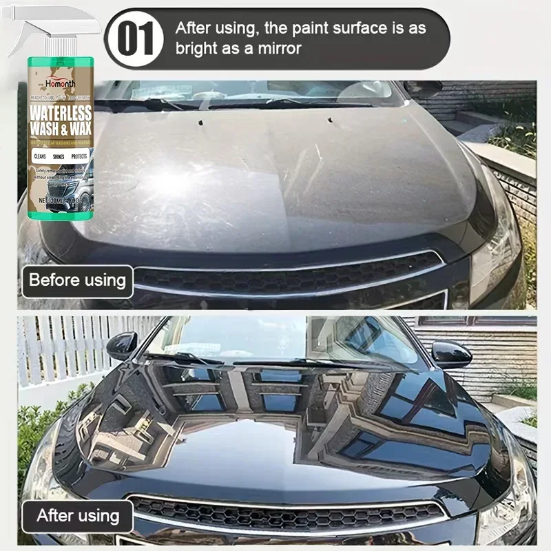 Ceramic Coating Spray For Car Quick And Easy 120ml Ceramic Coating Spray Car Polishes & Waxes Enhances Gloss Car Cleaner Spray