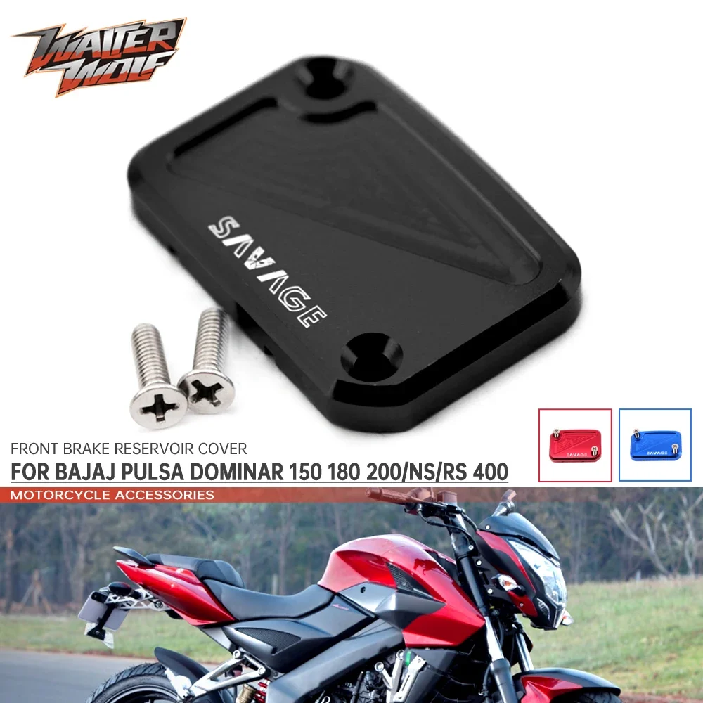 Front Brake Fluid Reservoir Cap For BAJAJ Pulsar Dominar 150 180 NS200 200RS 220F 400 Motorcycle Accessories Oil Pump Cover CNC