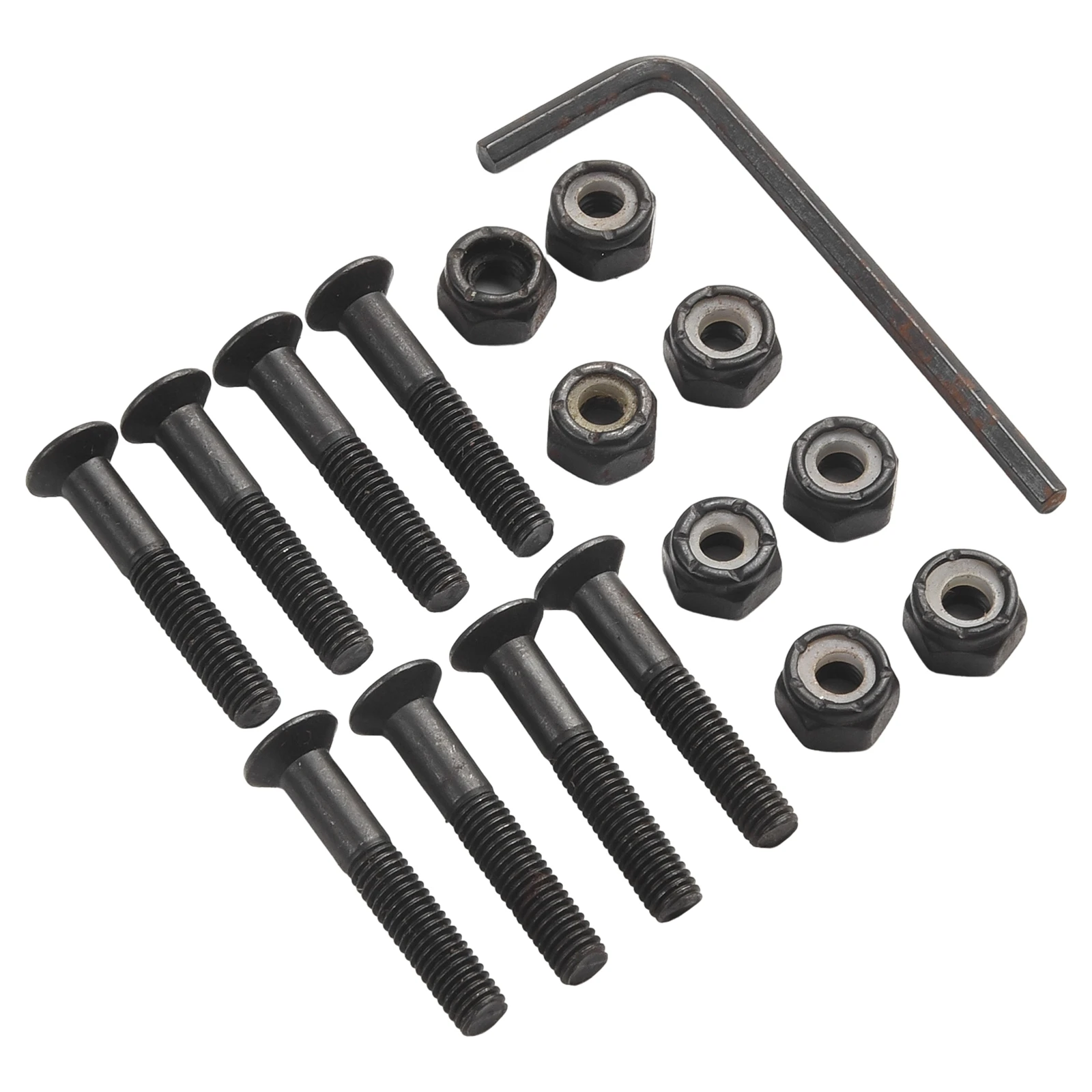 Strong Carbon Steel For Skateboard Truck Mounting Bolts for Securely Attaching For Skateboard Longboard Surfboard