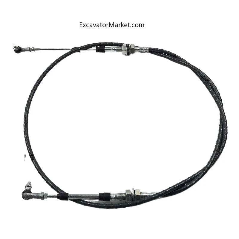 Excavator Spare For  Sany 55 65 75 95 135-8-9Throttle motor cable flexible shaft throttle cable  Excavator Parts