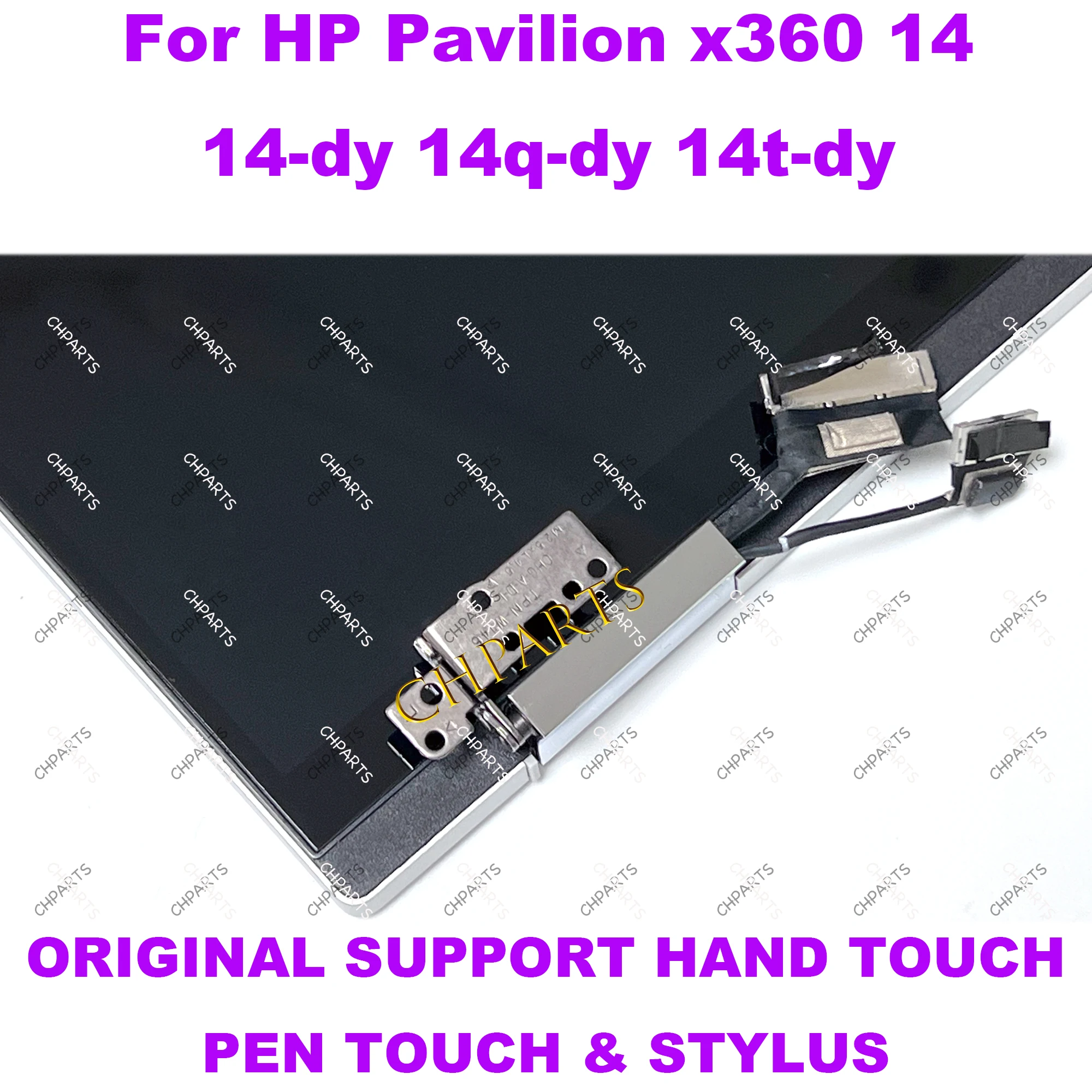 Imagem -05 - Laptop Lcd Touch Screen Substituição Montagem Completa com Dobradiças 14 Polegadas M45013001 hp Pavilhão X360 14-dy 14q-dy 14t-dy Tpn-w148 M45013-001