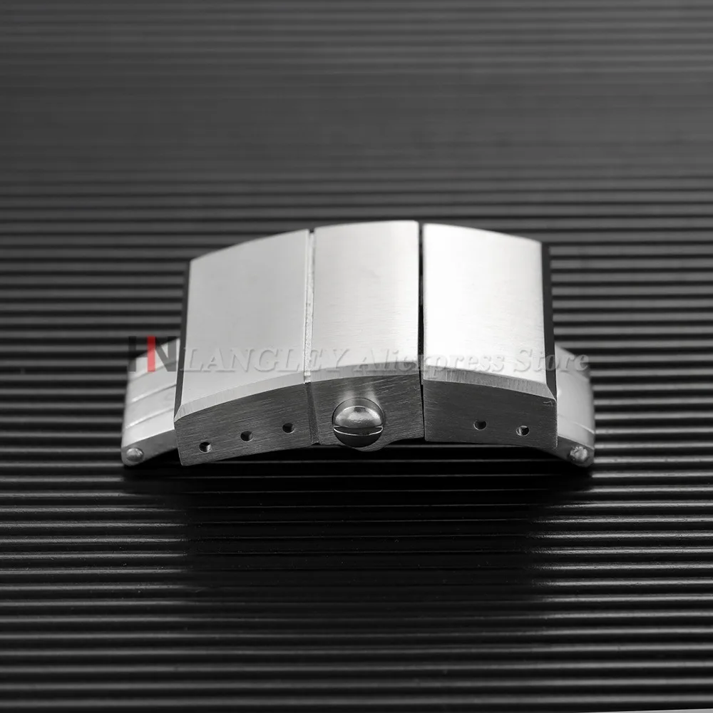 20mm For Ulysse Nardin Athens Watch Strap Folding Buckle Stainless Steel Butterfly Clasp Rubber Silicone Watchband Accessories