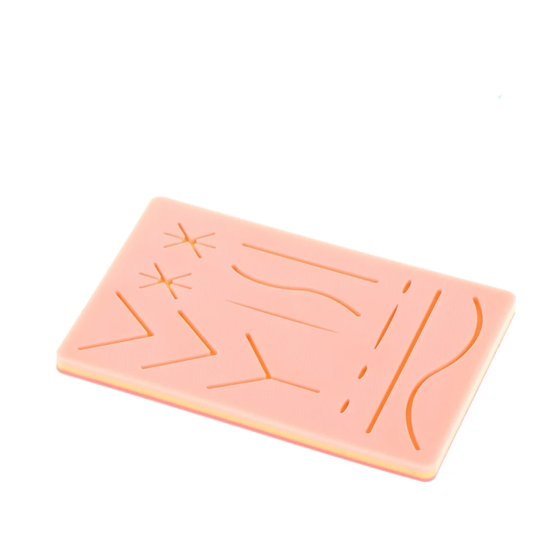 Venipuncture Injection Practice Pad Simulation Human Skin Tear Resistant Portable For Students Nurses Suture Training Model