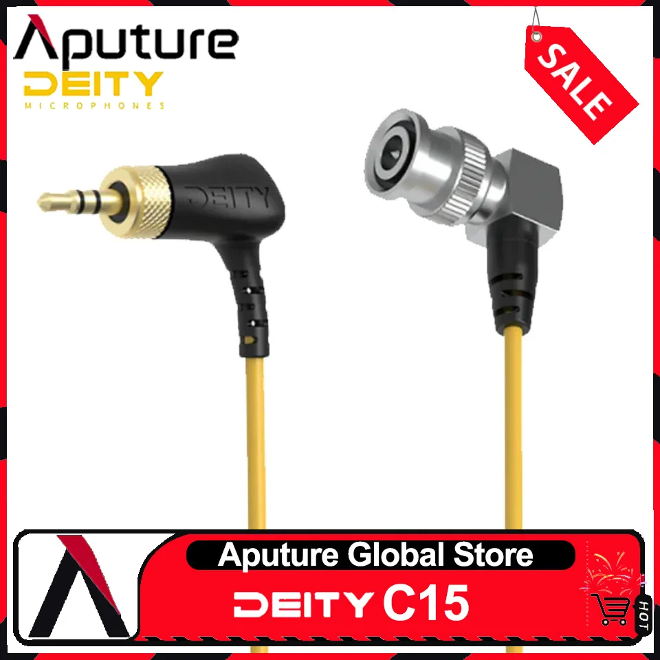 

Aputure Deity C15 - Locking 3.5mm to BNC Timecode Cable