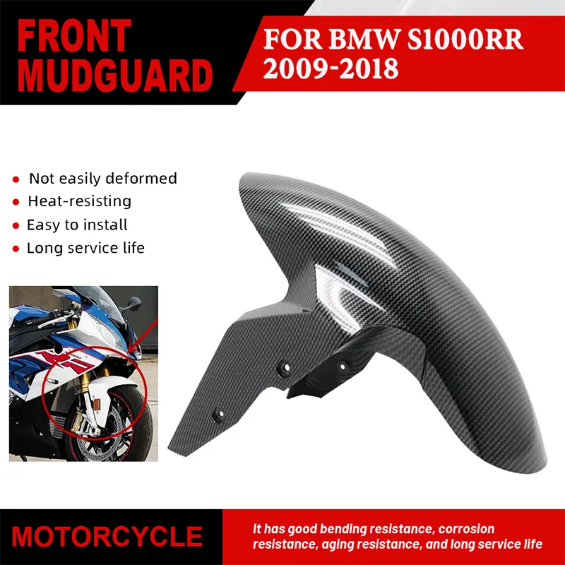 

For BMW S1000RR 2009-2018 S1000R 2014-2020 S1000XR 2016-2020 High quality Motorcycle Front Fender Fairing Mudguard Spalsh Guard