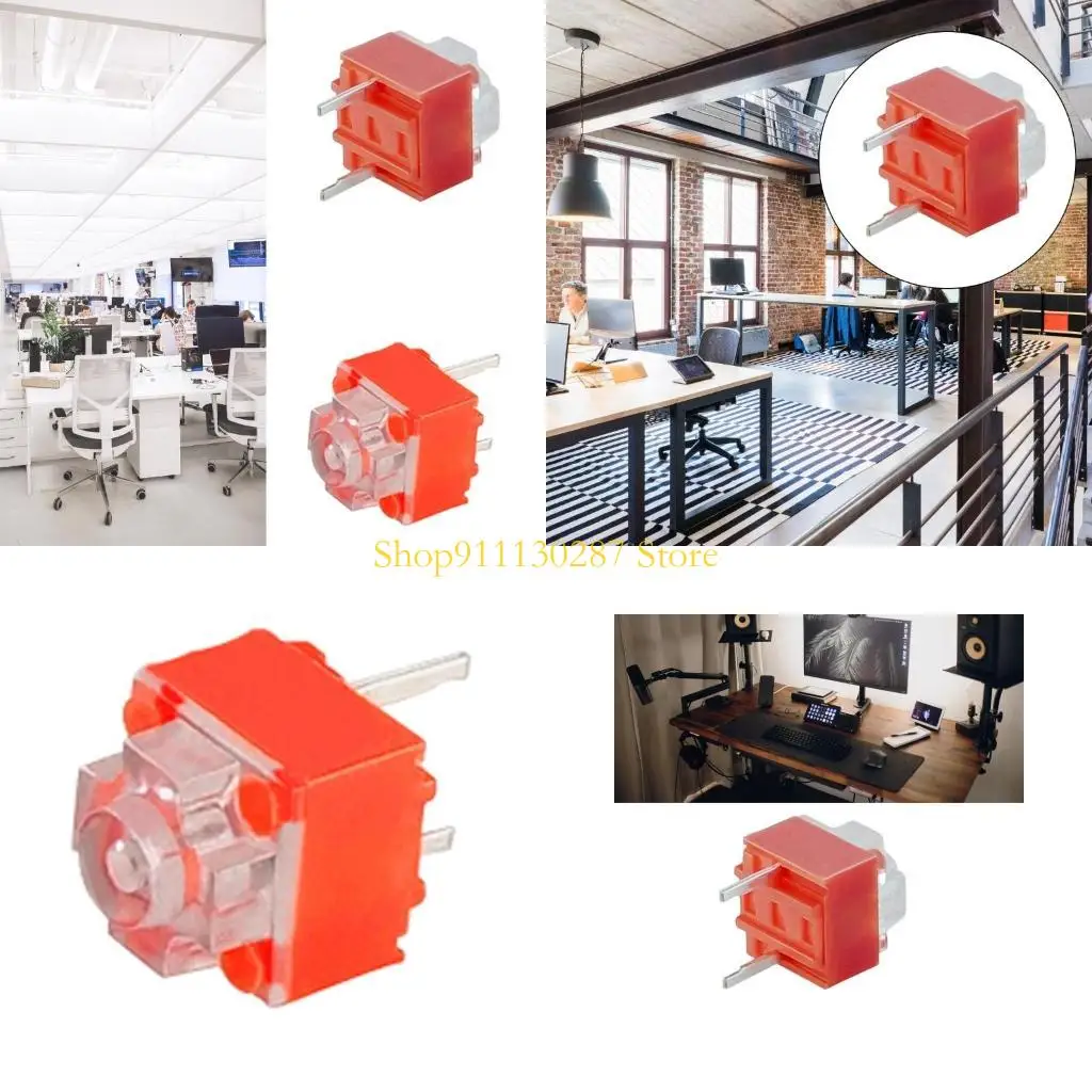 

J1HC 10pcs 6x6 мм квадратные квадратные мышиные мышиные переключатели.