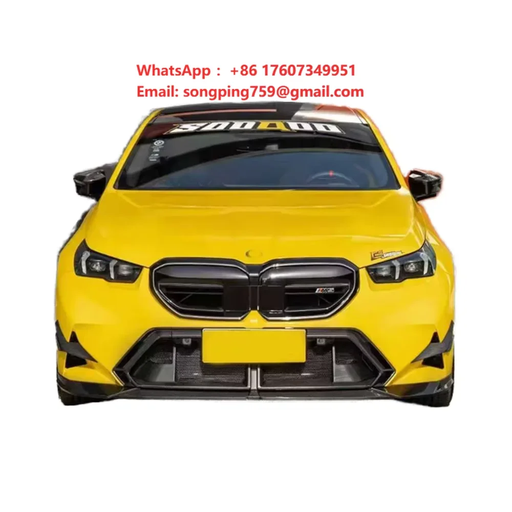 FORBMW G90M5 Body Kit New MP Style Carbon Fiber Front Lip Side Skirt Style Spoiler Rearview Mirror Retrofit