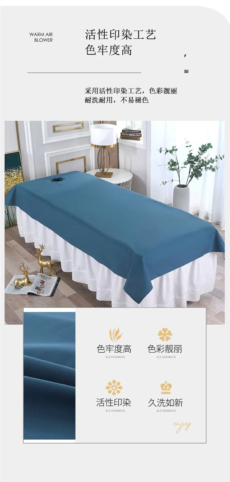 Wasserdichte, ölbeständige Bettwäsche für Schönheitssalons, SPA-Massage, hautfreundlich, gefilmtes Bett, Tischdecke für Salon, Friseursalon – Detail 6