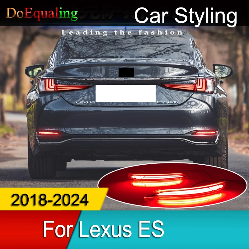 

For Lexus ES 2023 2022 2021 2020 2019 2018 Modified Rear Bumper Light Brake Dedicated LED Tail Flow Turn Signal Navigation Part