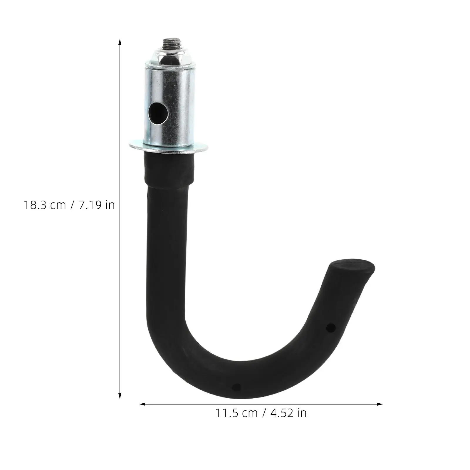 1Pair Ladder Stabilizer Hooks Detachable High Strength Antislip for Telescoping Extension Straight Ladders Roof Garage Wall