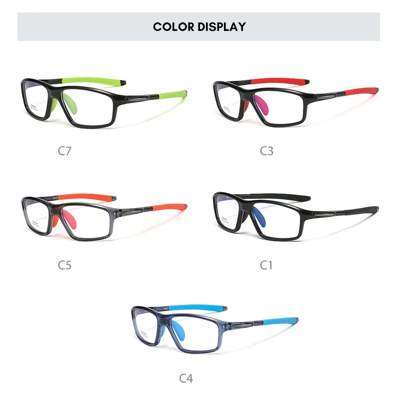 Men Optical Ultralight Anti-slip Sports Glasses Frame Women TR90 Full Rim Myopia Prescription Eyewear For Outdoor Spectacles