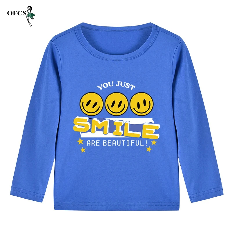 

Baby Boy Clothes Children's Sweatshirts For Autumn Spring Kids Long Sleeve T-shirt Cotton Kids Sweater Pullover Tops 2-12 Years