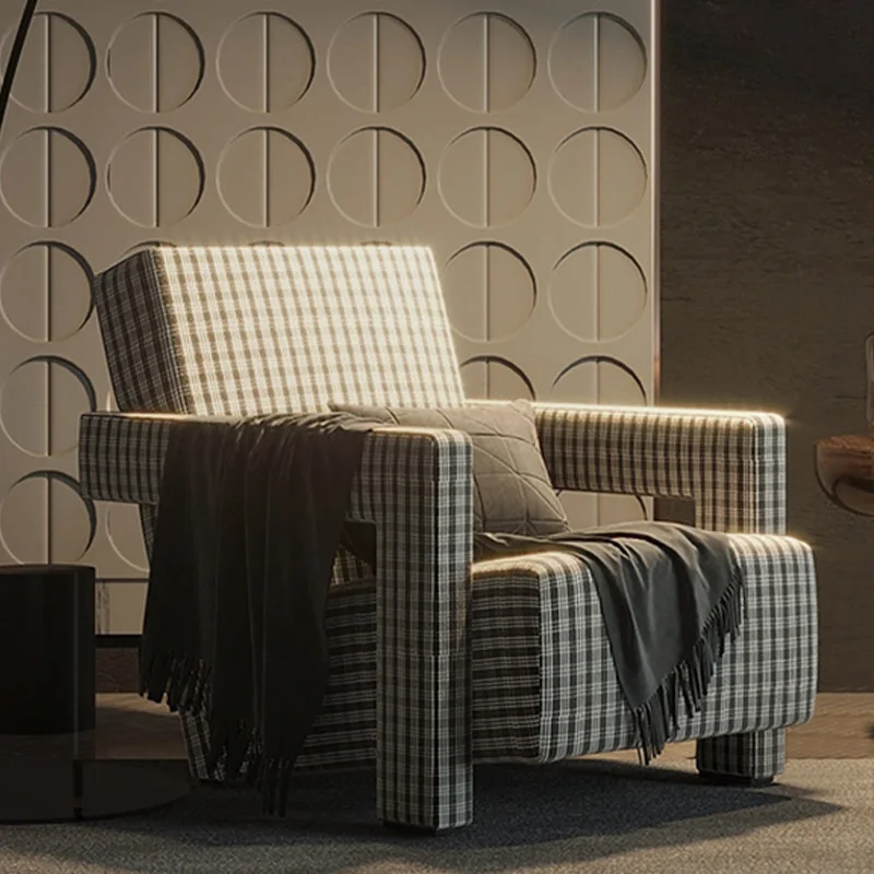 Sofa chair Modern simple single sofa Designer leisure chair Living room back chair
