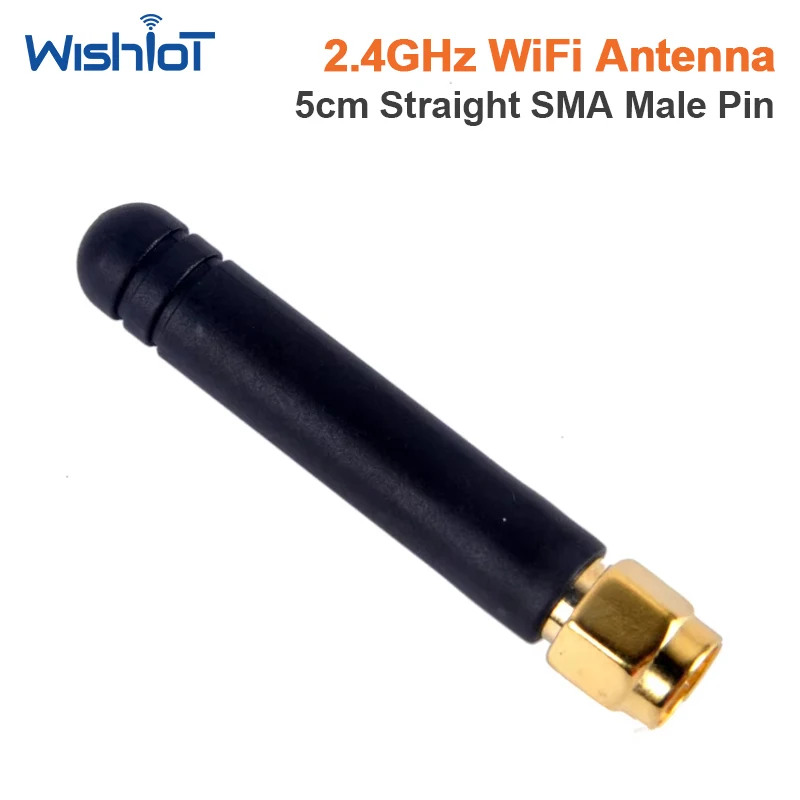 

2.4G 5cm Antenna SMA Male Connector for Wireless Communication Signal Receiver Model Parts Components