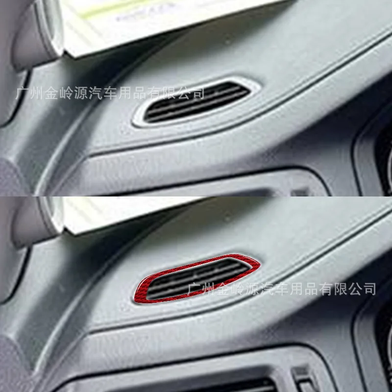Suitable for 17-20 Honda Ridgeline front car interior modification carbon fiber defogger air outlet panel