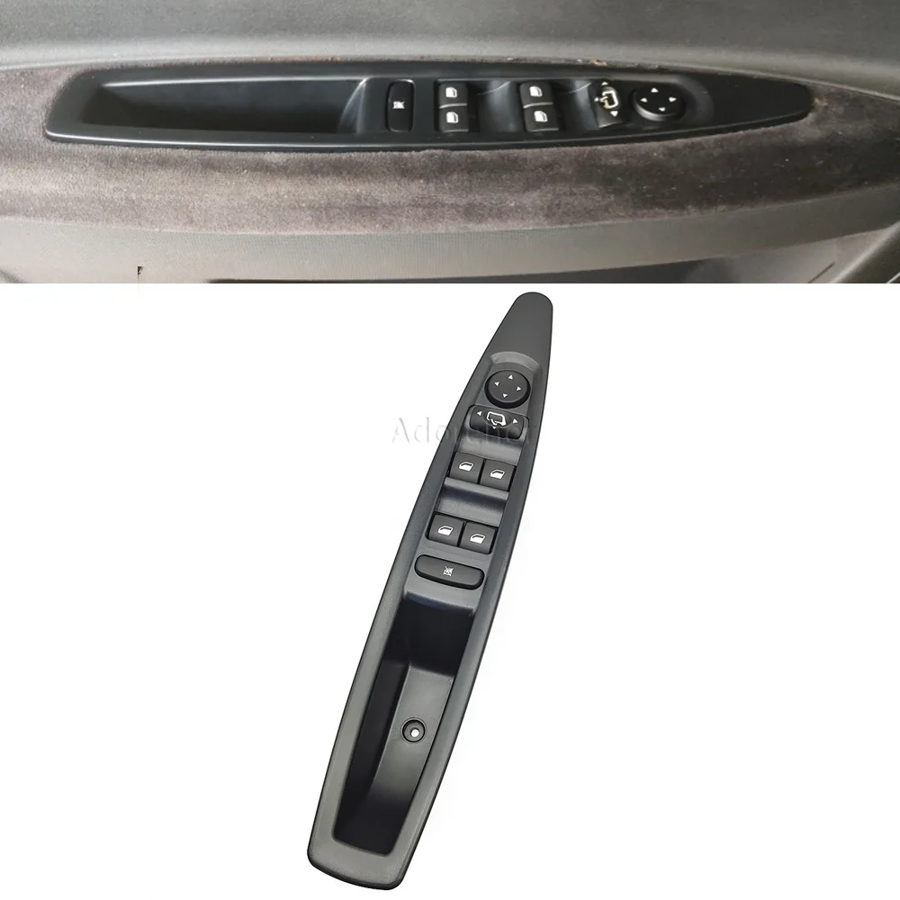 

Совместимость с Citroen C4 2004-2019, переключатель управления стеклоподъемником, панель переключателя электрического стеклоподъемника, левая сторона водителя