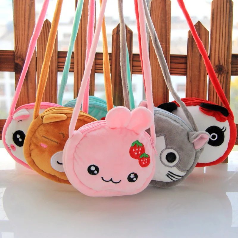 1pc Children's cartoon shoulder crossbody bag - One ear Rabbit