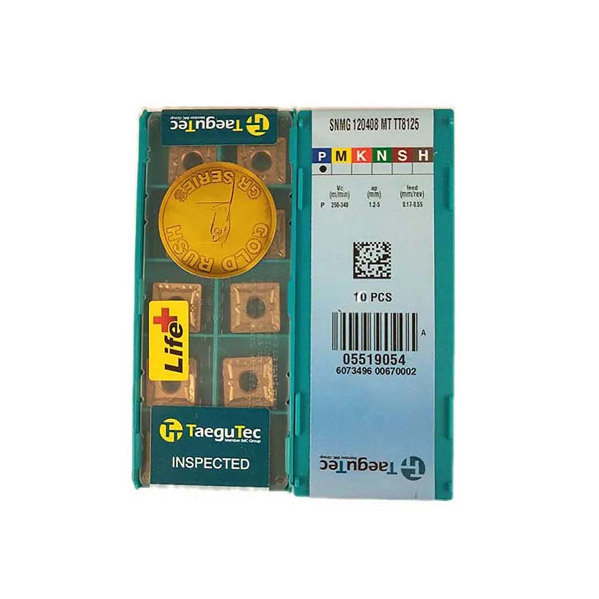 

Оригинальная токарная пластина TaeguTec SNMG TT8125B SNMG120408 TT8125B SNMG150612-MT TT8125B