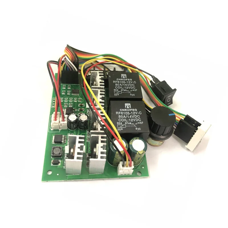 

Bidirectional forward and reverse DC motor speed regulator with digital scale tachometer 40A 12V24V36