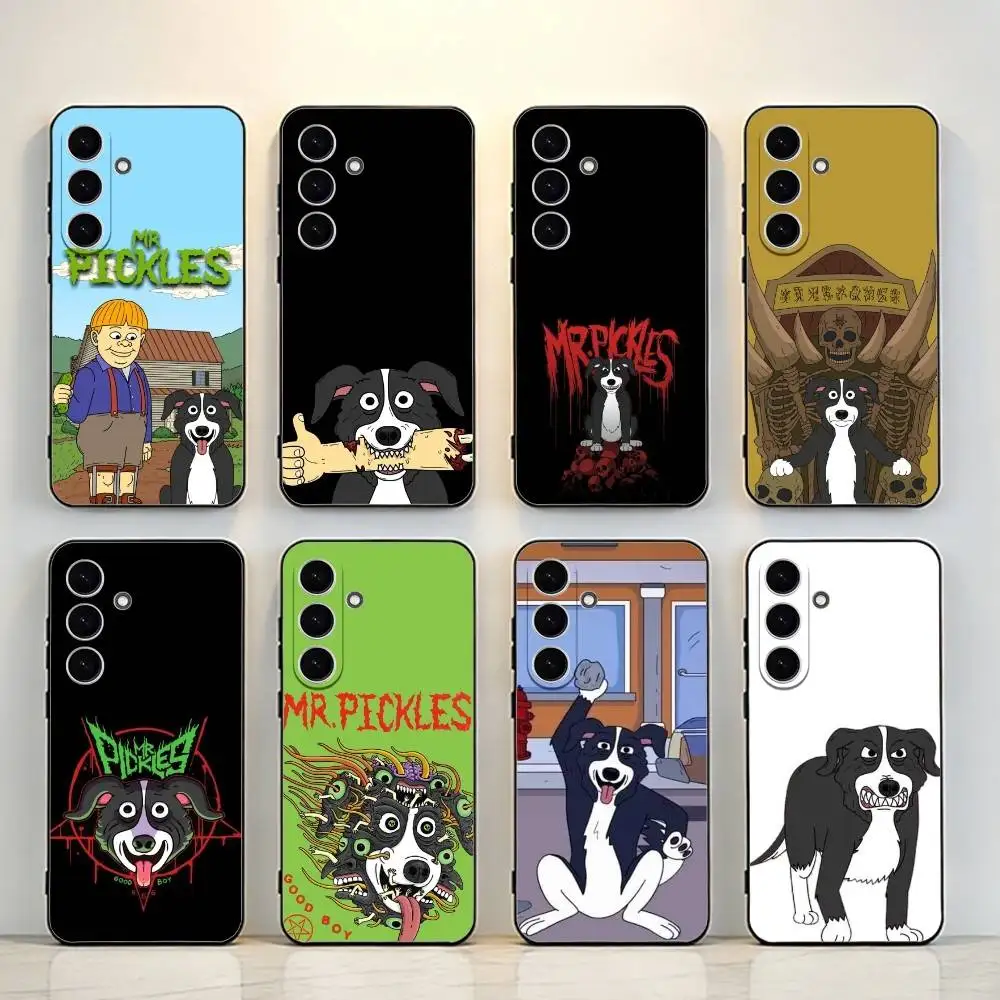 M-Mr Pickles  Black Shell Phone Case For Samsung Galaxy A73,A72,A71,A70,A53,A52,Cover Others Soft