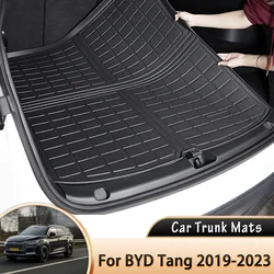 Custom Fit Waterproof All - Weather TPE Trunk Mat for BYD Tang II EV MK2 2019 - 2024 - Anti - Slip Dustproof Stain - Resistant