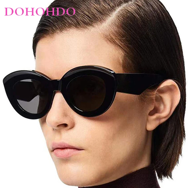 

Vintage Cat Eye Sunglasses Women Trendy Luxury Brand Designer Frame Men Classic Outdoor Travel Sun Glasses UV400 Oculos De Sol
