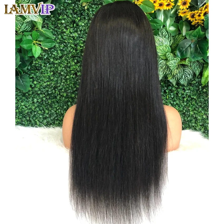 360 Full Transparent HD Lace Front Wig Brazilian Bone Straight Medium 16 26 Inches Frontal Human Hair Wigs for Women Pre Plucked