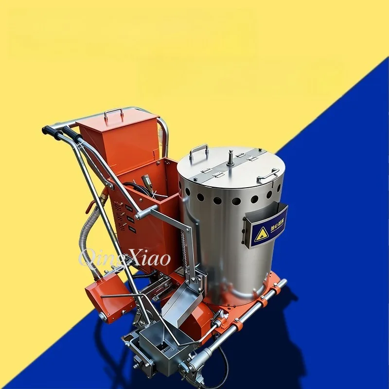 Gas Heating Hand Push Thermoplastic Road Marking Tool Mini Melter  Highway Surface Line Daily Pavement Maintenance Working Tools