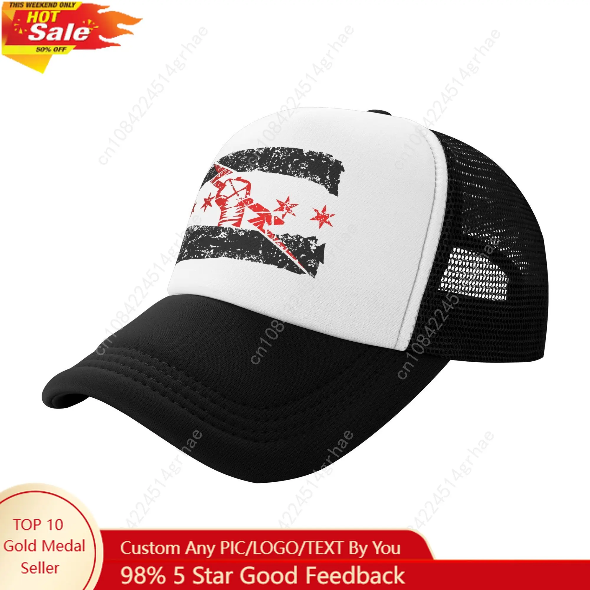 

CM Punk Wrestling Trucker Caps Adult Hat Sun Hat Sun Hats Breathable Snapback Caps Mesh Baseball Caps Summer
