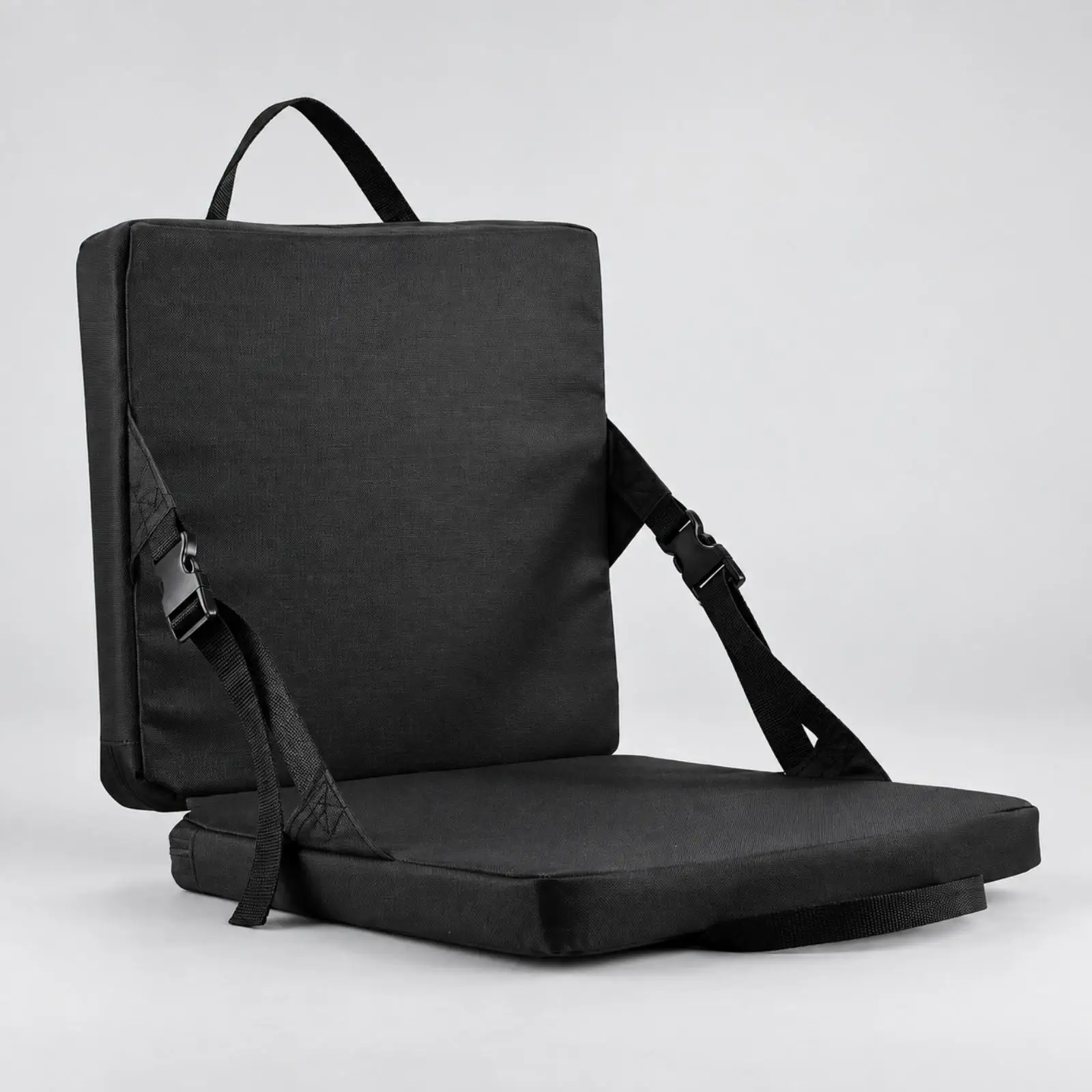 Cushion Supportive Padded Folding for seat with Backrest Portable for seat with Carry Handle Lightweight for Outdoor Activities