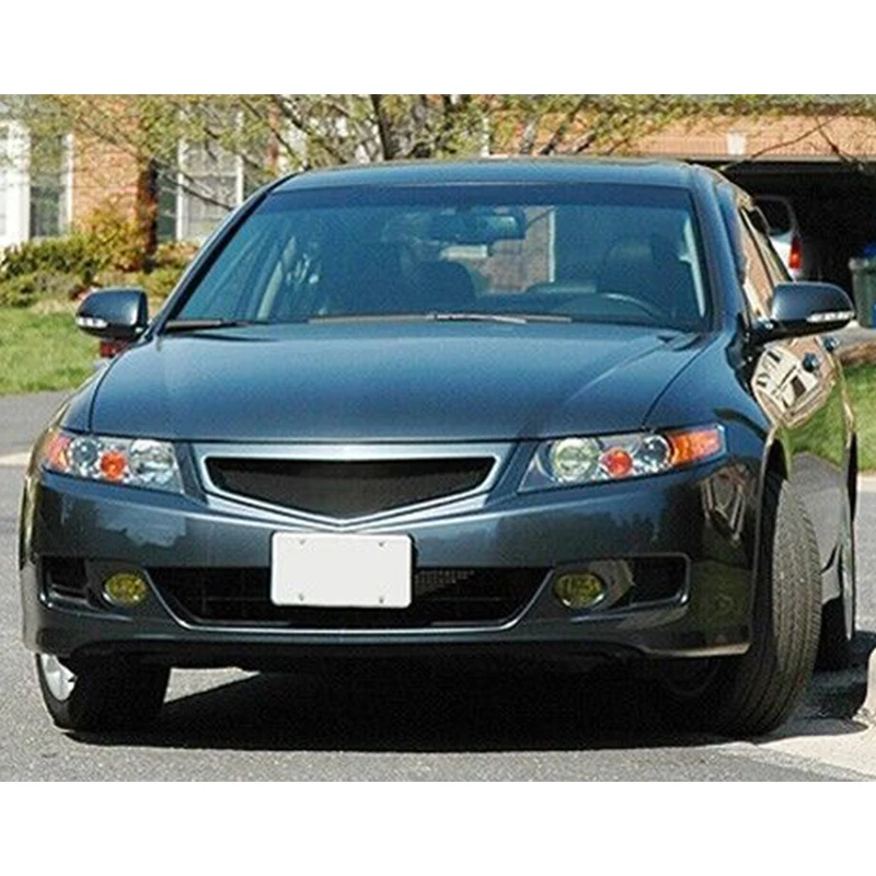 For Acura TSX Honda Accord Euro R CL9 2006 2007 2008 Year Racing Grille Redesign Front Bumper Grill Body Kit Accessories