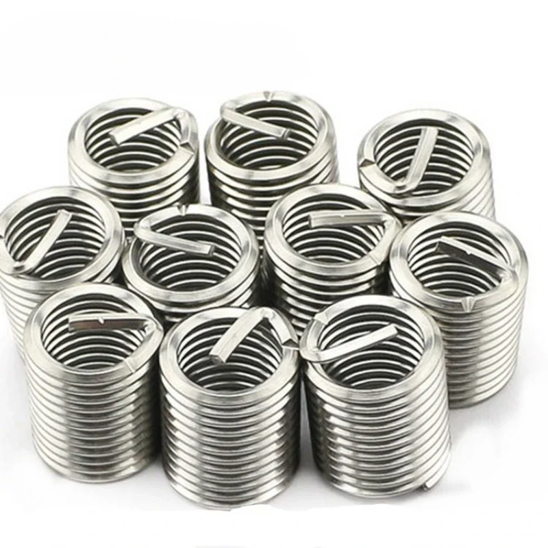 Kit de reparación roscas acero inoxidable, 10 Uds., M3, M4, M5, M6, M8, M10, M12, M14, M16, Kit reparación roscas ti