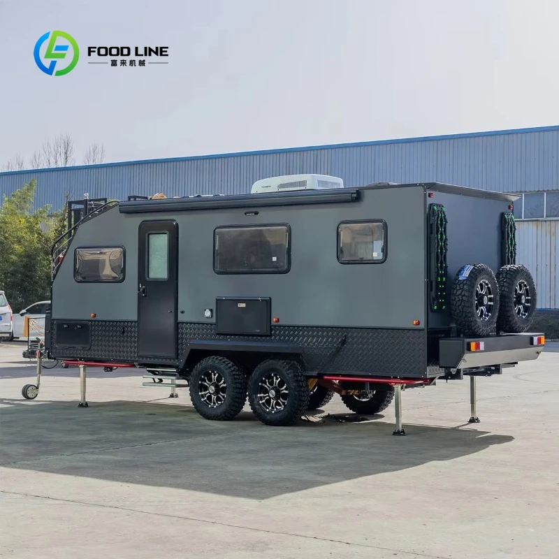 Customized Wholesale Travel Trailers Off-Road Camper Trailer Travel Caravan RV Multifunctional Motorhomes