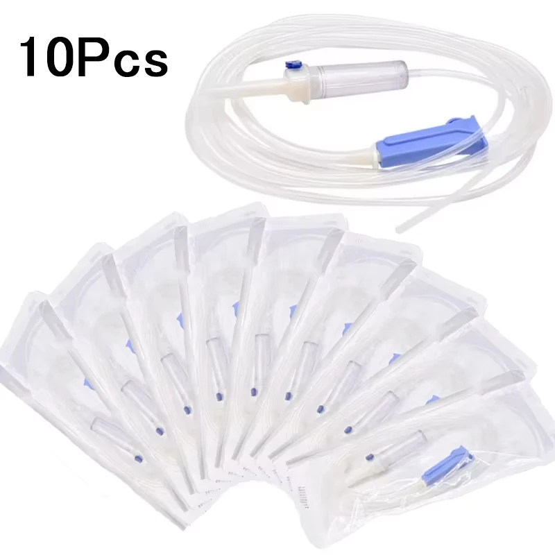 

Dental Flushing Pipe, 3.1M Transparent Disposable Irrigator Tube for Dental Unit Waterline Surgery