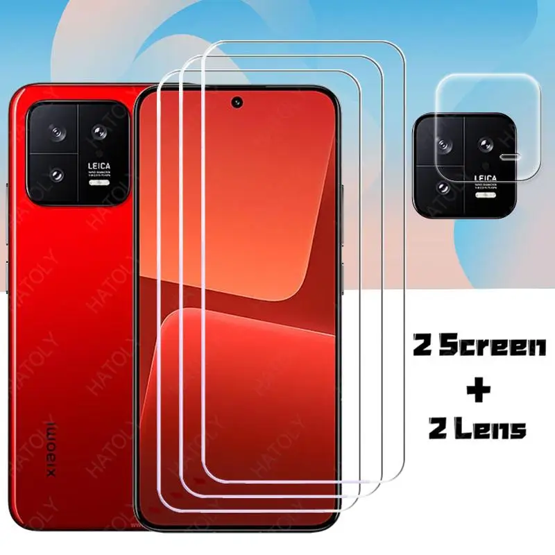 Full Cover Glass For Xiaomi Mi 13 Screen Protector For Mi 13 HD Tempered Glass 9H Phone Camera Protective Film For xiaomi Mi 13