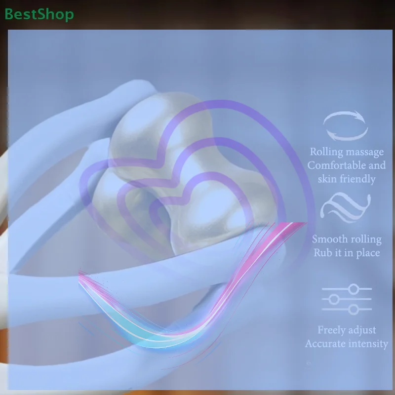 

Двухрядный ролик для массажа пальцев, латунный ролик, простой в использовании, снимает усталость пальцев, способствует крови, портативный инструмент для массажа пальцев