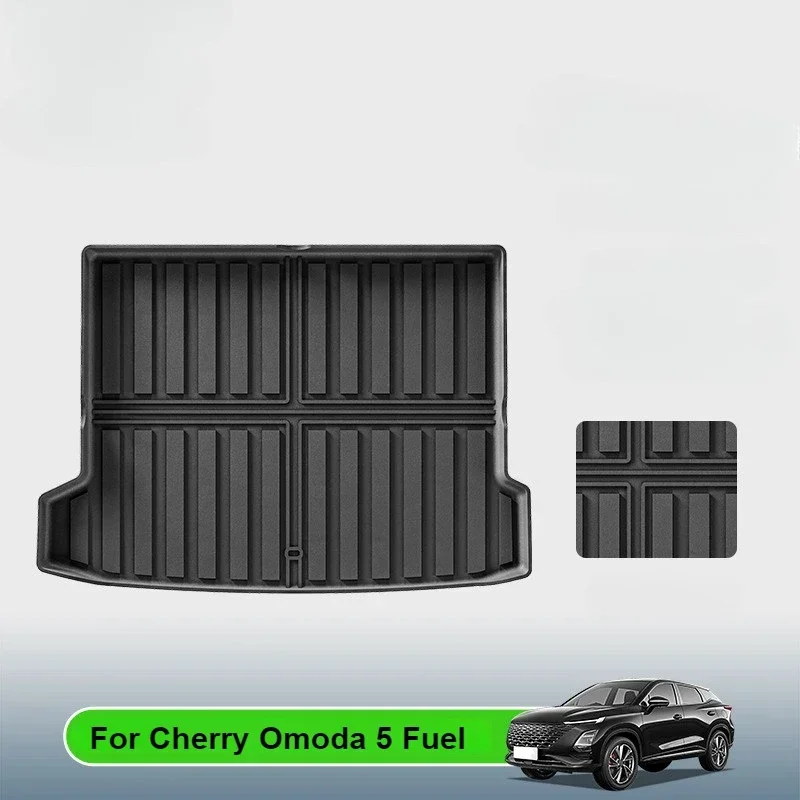 

Car Rear Trunk Mats TPE Waterproof Wear-resistant Cargo Liner Tray Trunk Protection Pad For Chery OMODA 5 2023 2024 Gasoline