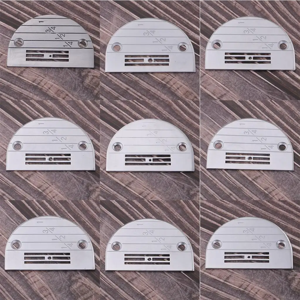 Steel Plate for Sewing Machine Industrial Needle Throat Plate Universal Part for Flatbed Lockstitch