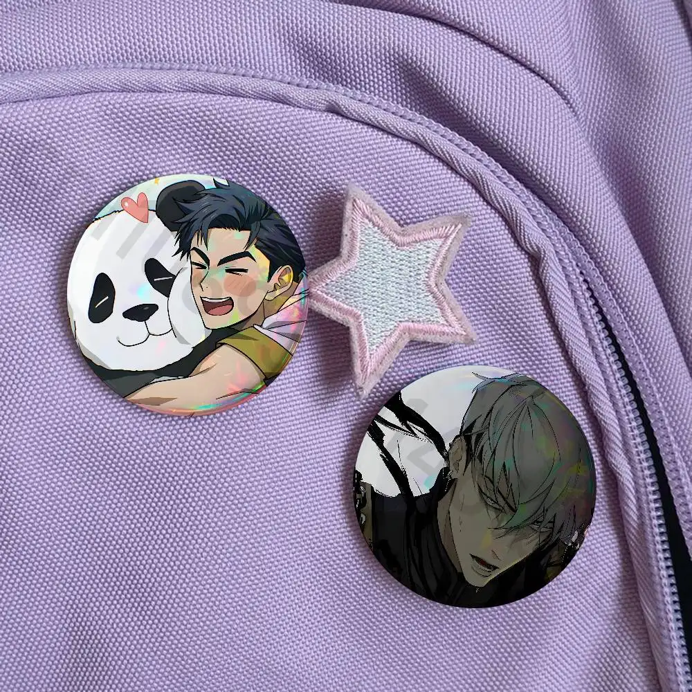 O-Overwatch Wuyang Mizuki Pins 58mm Cute Cartoon Badge Handmade Brooches for Backpack Accessories Jewelry Gifts