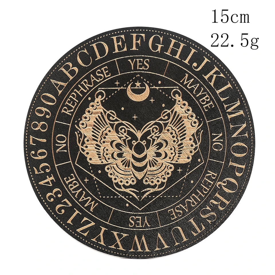 Planche de radiesthésie pendule bois 15 cm – Divination Wicca, spiritisme, guidance, outil médium – Pendulum board - France Planche de radiesthésie pendule bois 15 cm – Divination Wicca, spiritisme, guidance, outil médium – Pendulum board - France