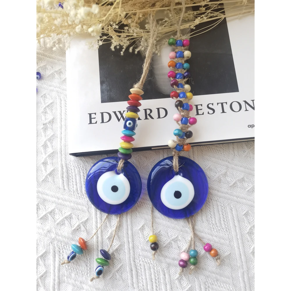 

Evil Eye Wall Hanging Glass Blue Eye Wall Charm Home Decor Home Gift Idea House Protection Turkish Evil Eye Gift Wall Decoration