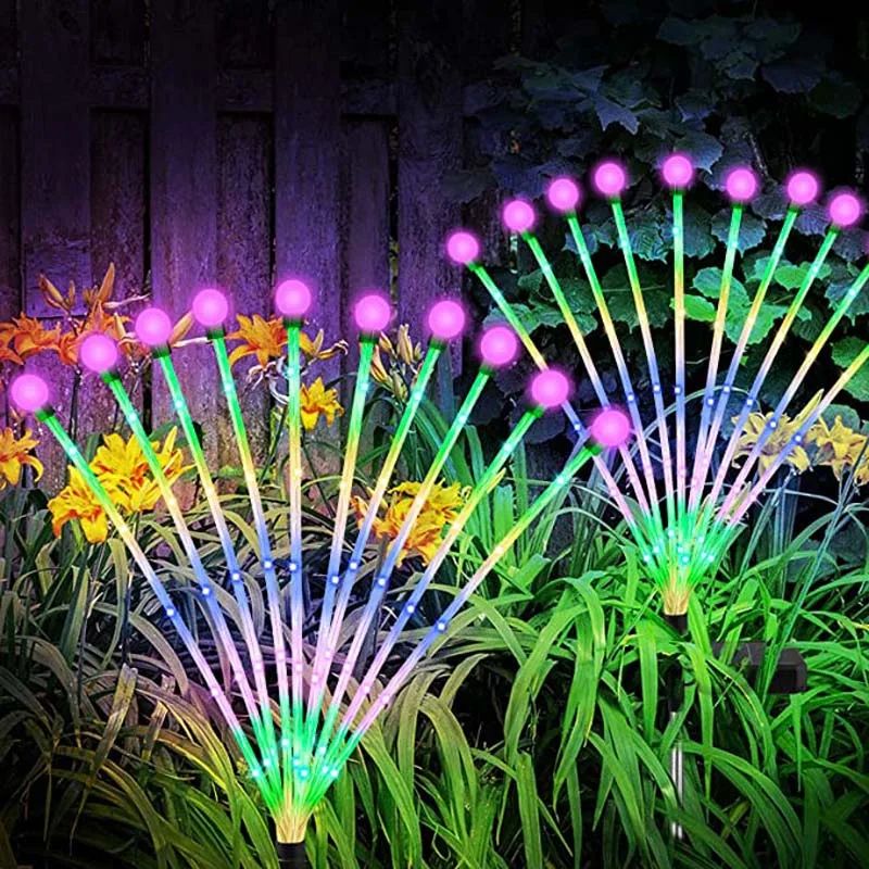 

Solar LED Light Outdoor Garden Decoration Landscape Lights Firework Firefly Lawn Lamps Terrace Balcony Decor Atmosphere Lamp